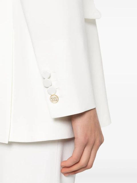 Max Mara Plinio single-breasted blazer - White