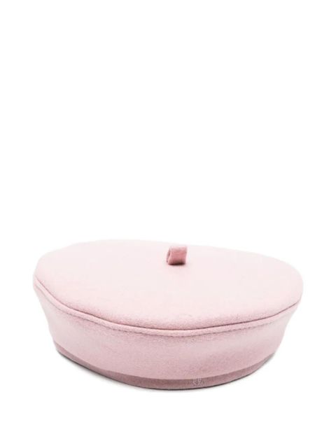Ruslan Baginskiy loop-detailed beret - Pink