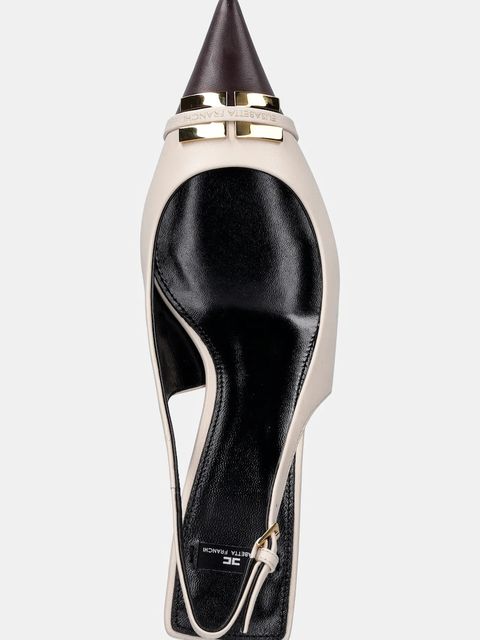 Elisabetta Franchi szpilki skórzane