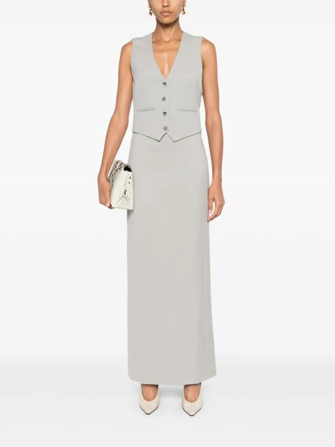 WARDROBE.NYC virgin wool waistcoat - Grey - zdjęcie produktu nr 2