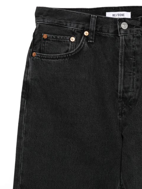 RE/DONE pocketed straight-leg jeans - Black