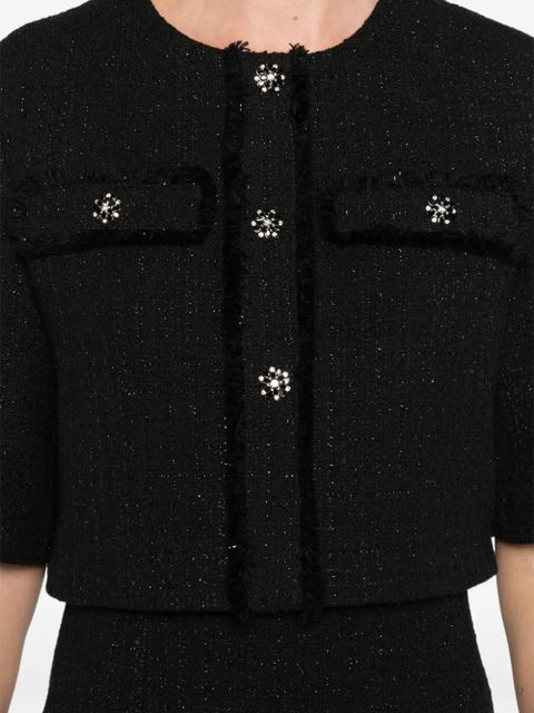 Maje buttoned mini dress - Black