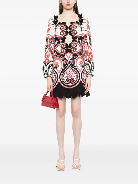 FARM Rio graphic cut-out hearts mini dress - White - zdjęcie produktu nr 2