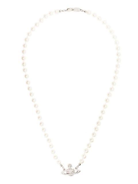 Vivienne Westwood Man. Mini Bas Relief necklace - Neutrals - zdjęcie produktu nr 2