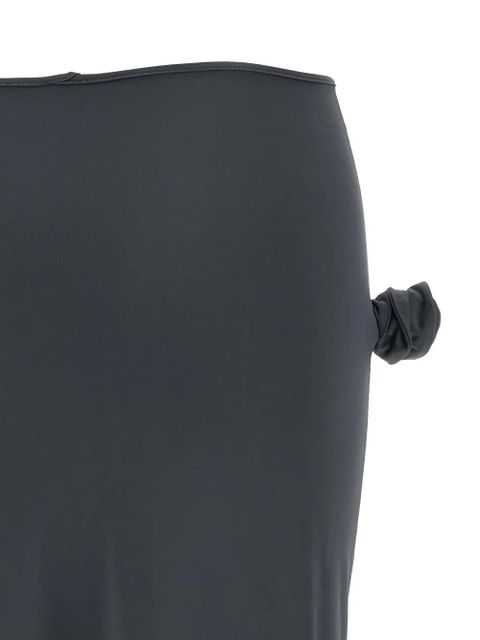 Coperni Flower slit mid skirt - Grey