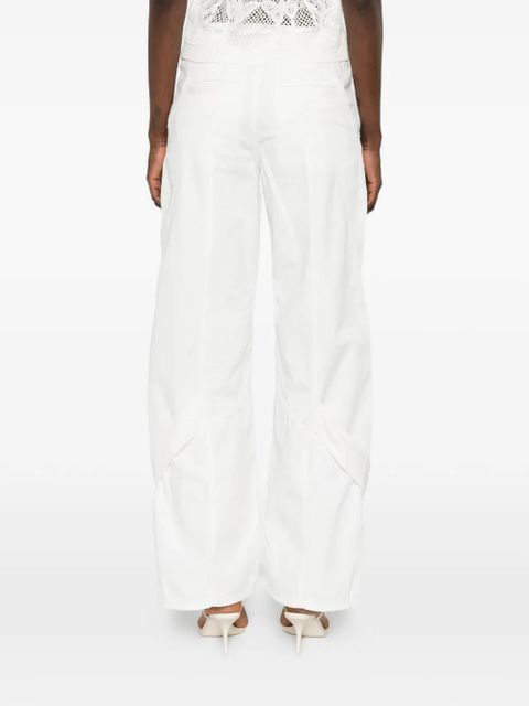 Blumarine straight trousers - White