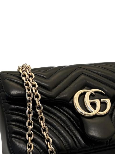 Gucci GG Marmont chain-strap shoulder bag - Black - zdjęcie produktu nr 2