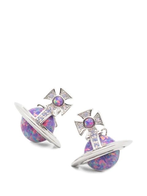 Vivienne Westwood Franca Orb stud earrings - Silver