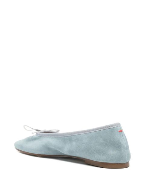 Aeyde Tiby bow ballet flats - Blue