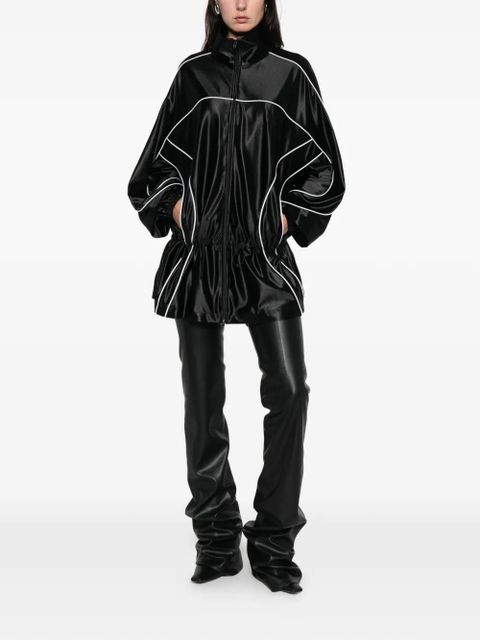 Alexander Wang reflective piping drop waist mini dress - Black - zdjęcie produktu nr 2