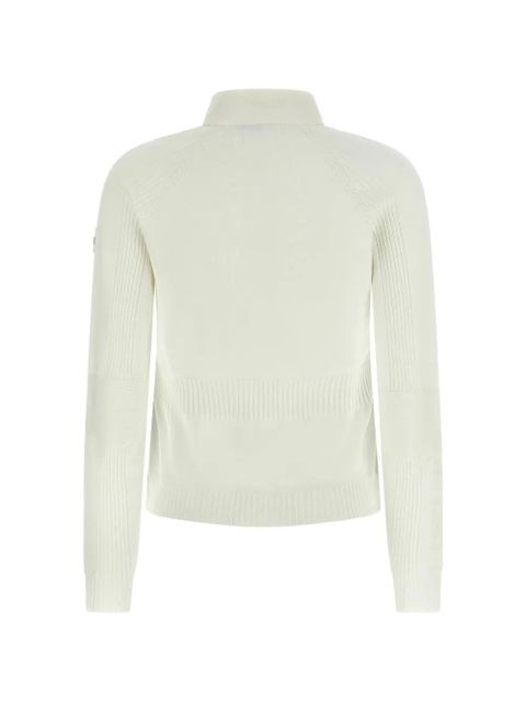 Moncler Grenoble padded-front zip-up cardigan - Neutrals - zdjęcie produktu nr 2