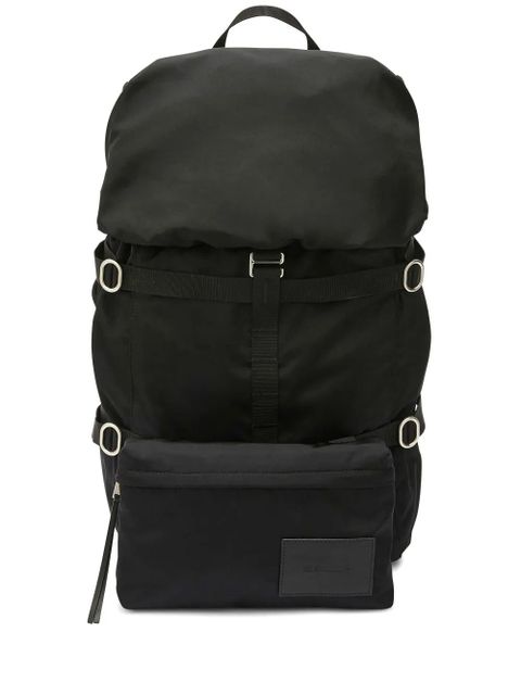 Jil Sander canvas outdoor backpack - Black - zdjęcie produktu nr 1