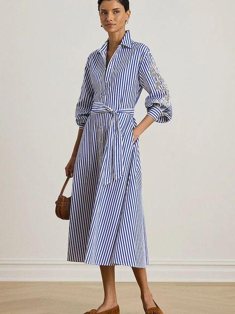 Lauren Ralph Lauren sukienka bawełniana - zdjęcie produktu nr 1