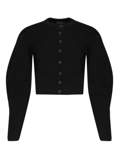 WARDROBE.NYC Matte cardigan - Black - zdjęcie produktu nr 1