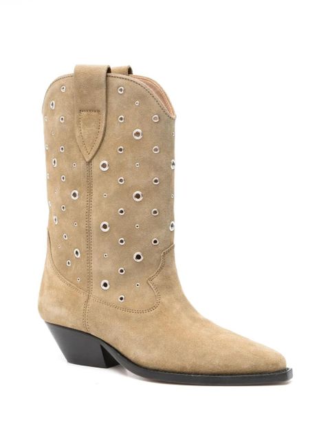 ISABEL MARANT Duerto 40mm boots - Green - zdjęcie produktu nr 2