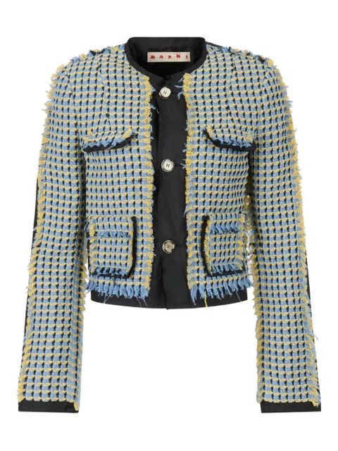 Marni tweed jacket - Blue - zdjęcie produktu nr 1