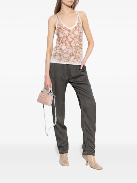 Diesel floral V-neck top - Pink - zdjęcie produktu nr 2