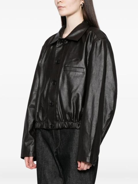 LEMAIRE leather jacket - Brown - zdjęcie produktu nr 2