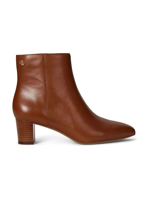 Lauren Ralph Lauren botki skórzane Demi - zdjęcie produktu nr 2