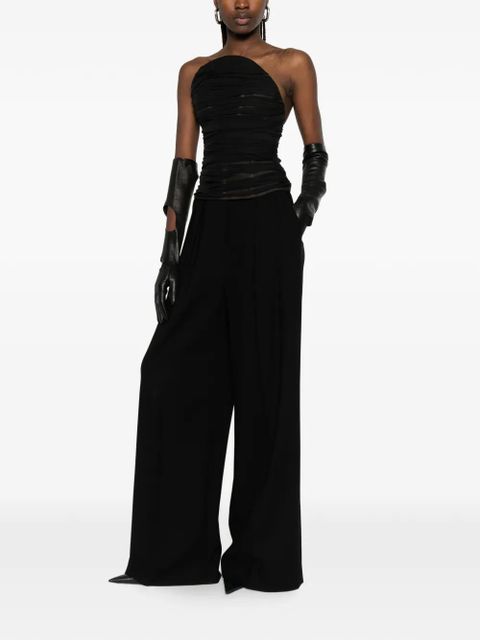 Balenciaga ruched halterneck top - Black - zdjęcie produktu nr 2