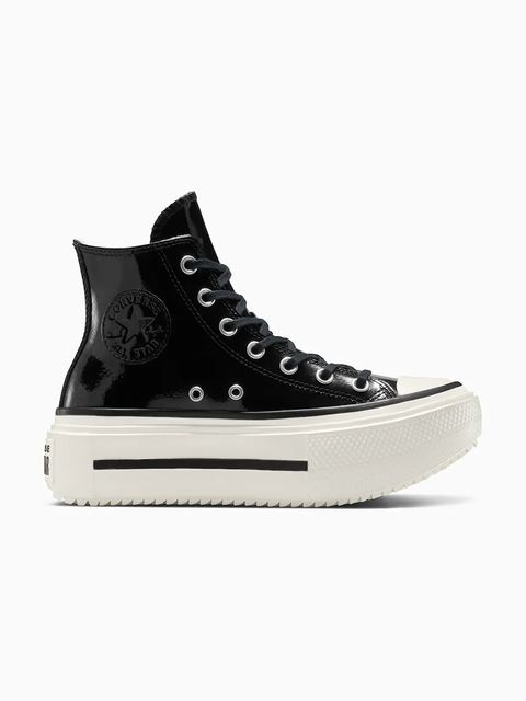 Converse trampki Chuck Taylor All Star Lift Double Stack kolor czarny A12977C - zdjęcie produktu nr 1