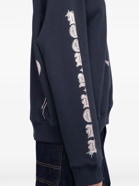 Zadig&Voltaire Georgy embellished hoodie - Blue