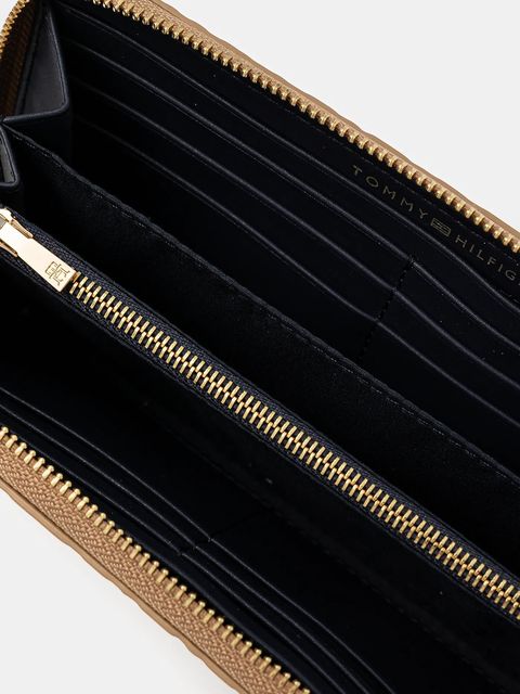 Tommy Hilfiger portfel damski kolor beżowy AW0AW17955 - zdjęcie produktu nr 2