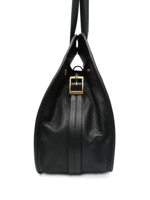 Vivienne Westwood leather shoulder bag - Black