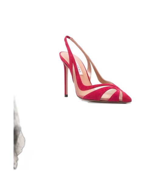 Aquazzura 110mm Lune Sling pumps - Pink - zdjęcie produktu nr 2