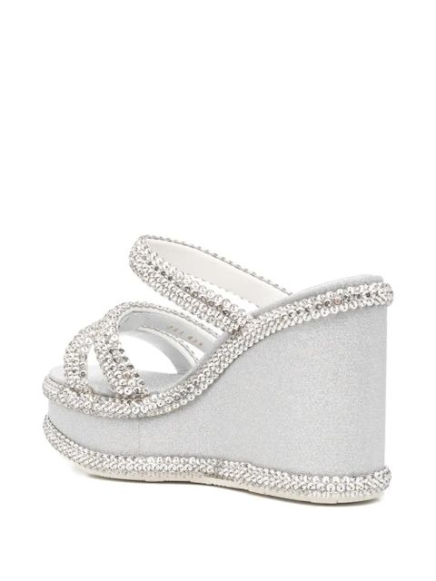 Casadei Sirio crystal-embellished sandals - Silver