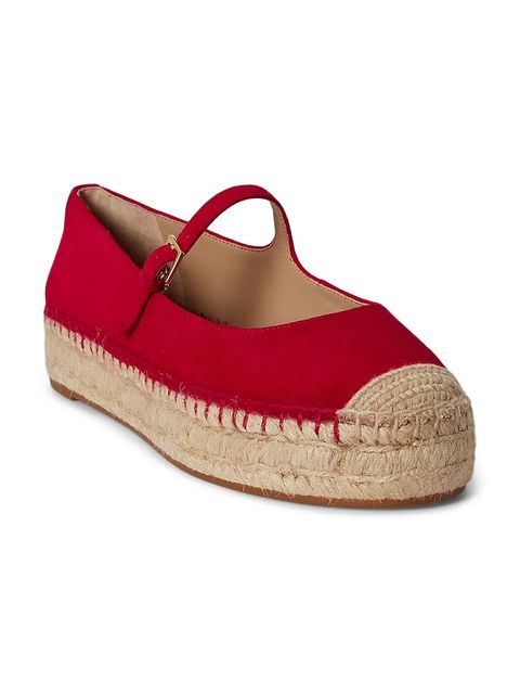 Lauren Ralph Lauren espadryle damskie zamszowe Luize Mj - zdjęcie produktu nr 1