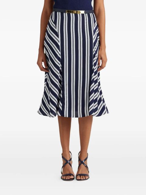 Lauren Ralph Lauren striped midi skirt - Blue - zdjęcie produktu nr 2