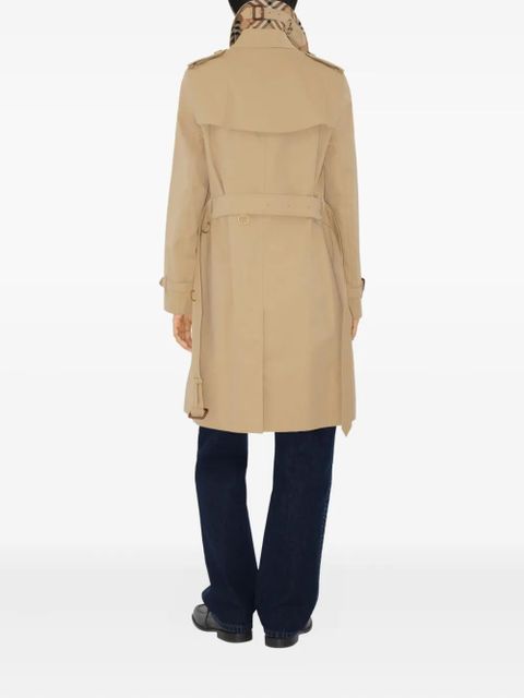 Burberry double-breasted belted trench coat - Neutrals