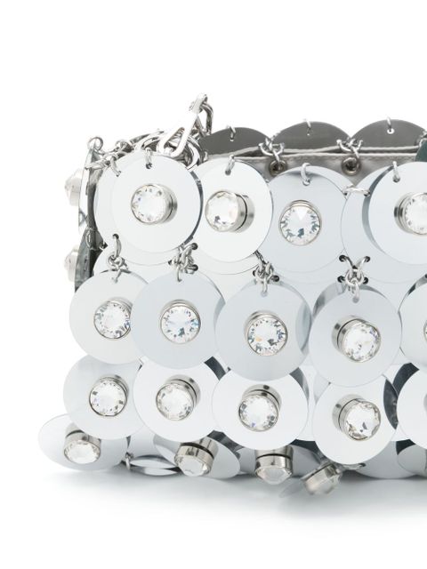 Rabanne sequinned mini bag - Silver