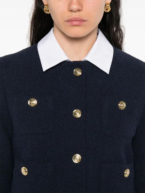 Maje cropped jacket - Blue