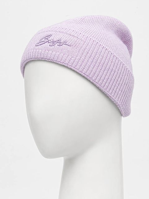 BOSS czapka kolor fioletowy 50558673