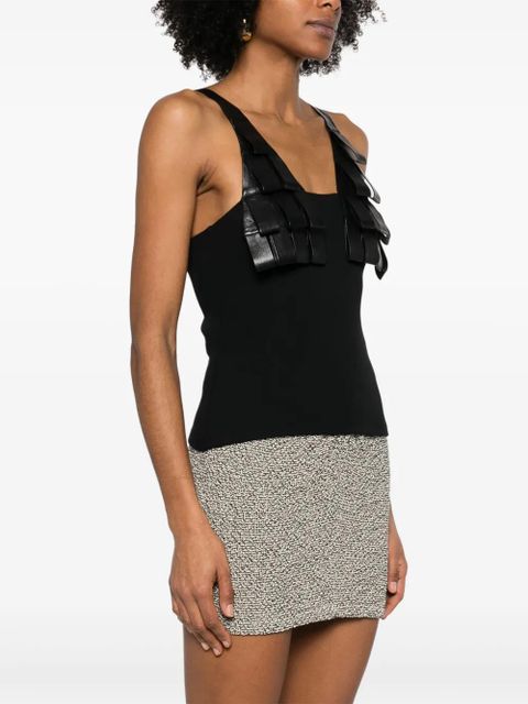 Nanushka Samila top - Black