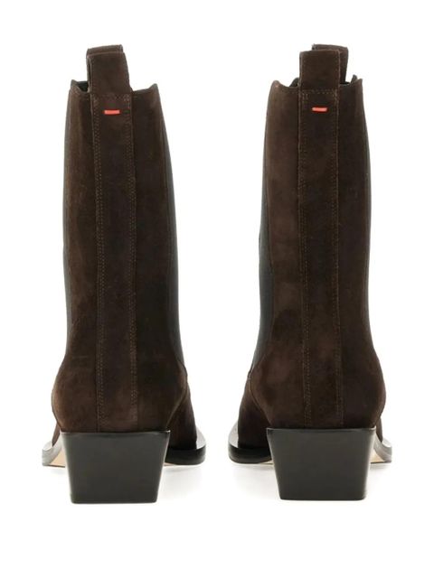 Aeyde suede Chelsea boots - Brown - zdjęcie produktu nr 2