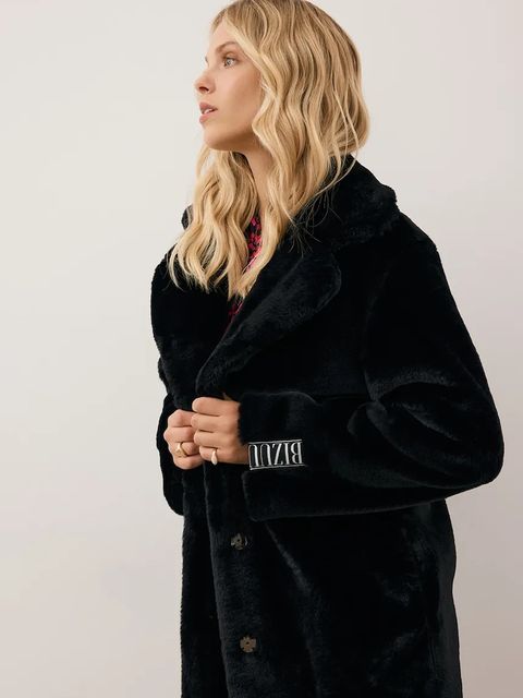 Bizuu płaszcz LIVORNO kolor czarny LIVORNO CZARNY