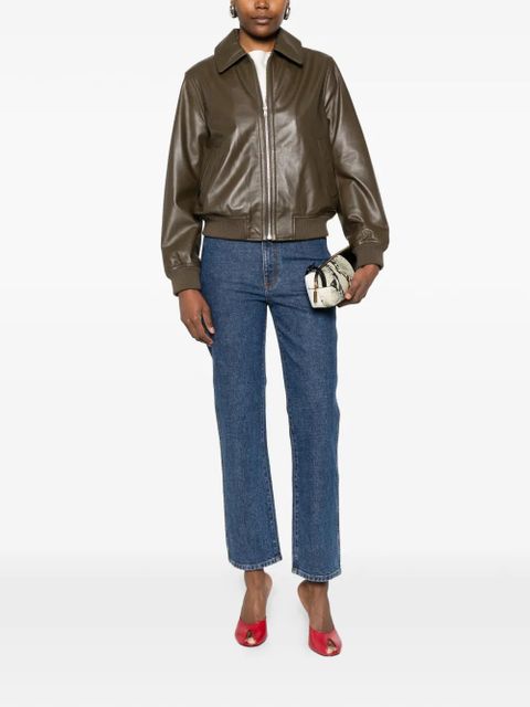 Yves Salomon zip-fastening jacket - Brown - zdjęcie produktu nr 2