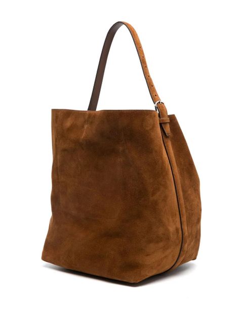 TOTEME suede tote bag - Brown