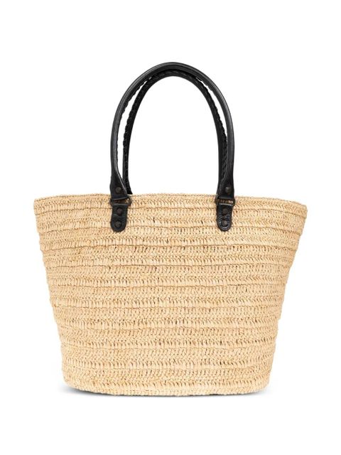 Balenciaga raffia tote bag - Neutrals
