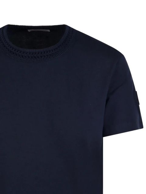 Moncler knitted crewneck T-shirt - Blue