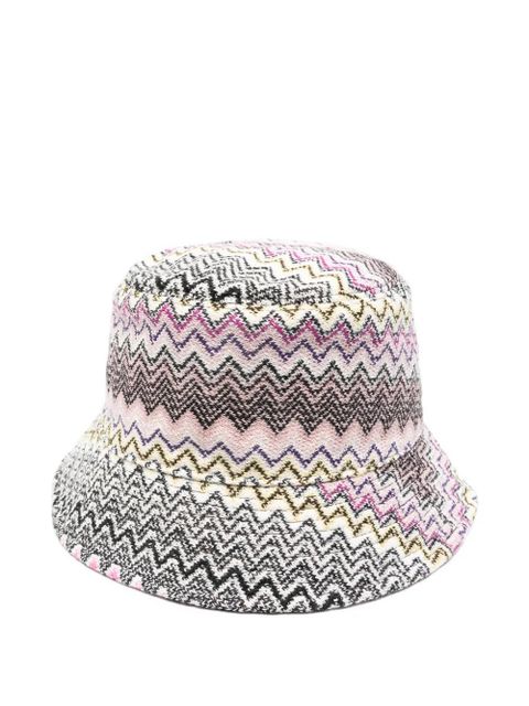 Missoni zigzag bucket hat - Black - zdjęcie produktu nr 1