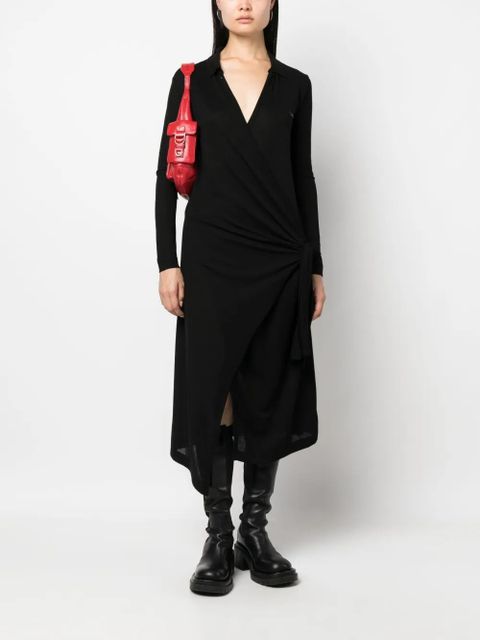 Diesel D-Wrip lyocell-blend midi dress - Black - zdjęcie produktu nr 2