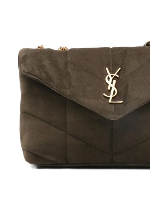 Saint Laurent Puffer Toy quilted shoulder bag - Brown