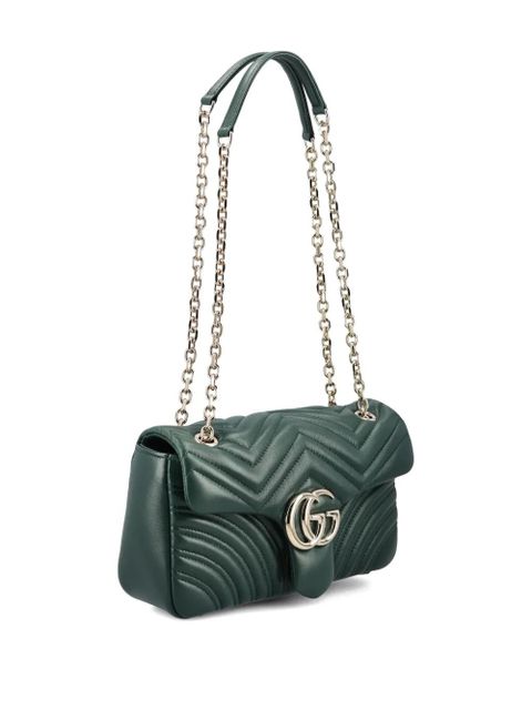 Gucci medium GG Marmont shoulder bag - Green - zdjęcie produktu nr 2