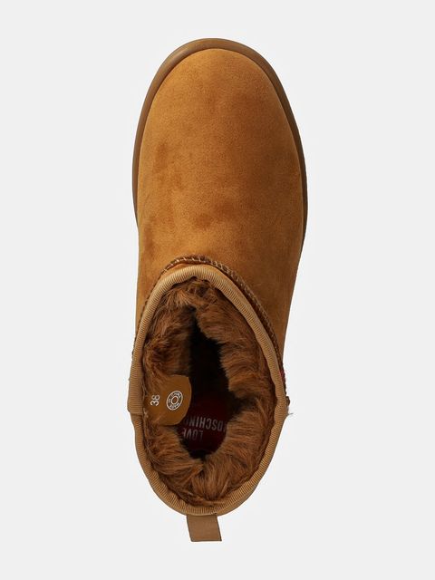 Love Moschino śniegowce kolor beżowy JA24043H1LJAW208