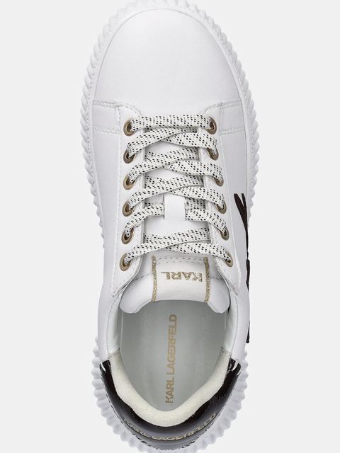 Karl Lagerfeld sneakersy skórzane KREEPER LO