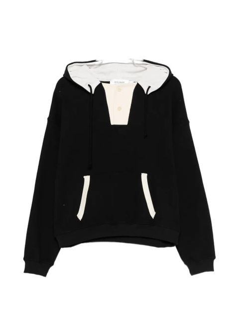Aya Muse button-fastening hoodie - Black - zdjęcie produktu nr 1